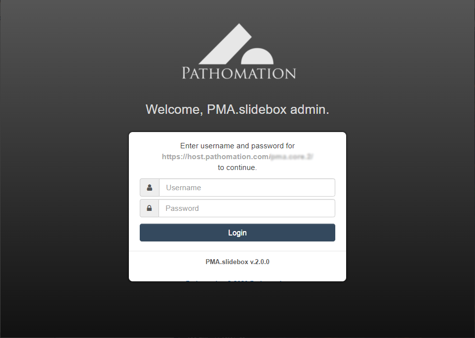 PMA.slidebox secure login