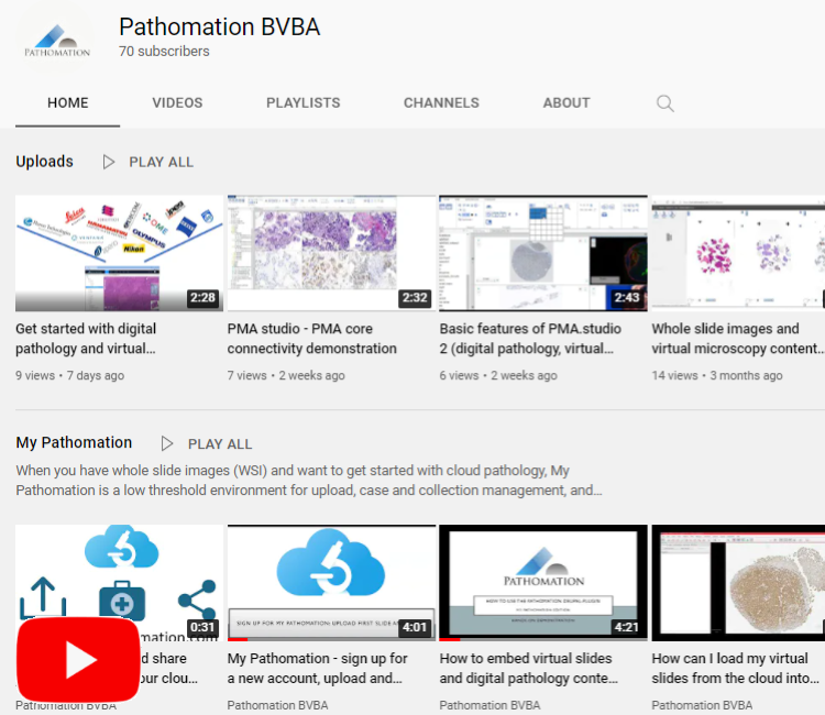 Pathomation on YouTube
